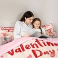 thumbnail image 5 of Feelyou Couple Gnome Full Size Comforter Sets, Happy Valentine's Day Bedding Sets, 3pcs, 5 of 8