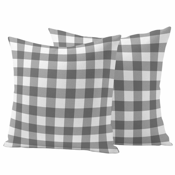 Outdoor Waterproof Pillow Covers Retro Idyllic Decorative Throw Pillow Protectors,Pillowcase Cushion Cases for Patio Sofa Garden Couch,16x16in,Pack of 2