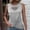 Gray, variant on LYEAA Sleeveless Tops for Women Plus Size Crew Neck Cut Out Spring Summer Casual Tee Shirts Solid Vacation Beach Elegant Fashion Pullover Vest Breathable Soft Loungewear Going Out Clothes Gray L