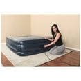 Bestway Tritech Queen Airbed with Builtin AC Pump, 18 inch Mattress
