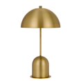 thumbnail image 1 of Benjara 20 Inch Metal Accent Table Lamp with Dome Shade, Brass, 1 of 4