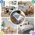 thumbnail image 3 of Rectangle Table Clothes Happy New Year Christmas Tree Tablecloth,Decor Oil-Proof Table Covers for Picnic Catering Halloween Fall Thanksgiving Christmas, 3 of 5