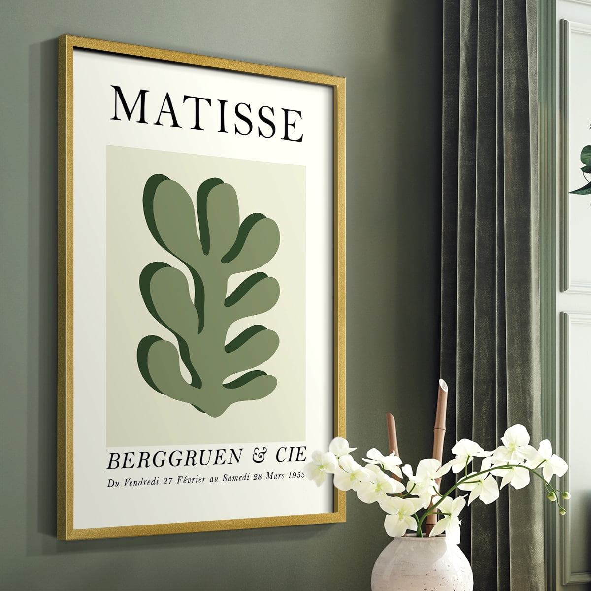 Matisse CCLXXXII in Solid Wood 8 x 10 Framed Print