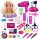thumbnail image 1 of 35 Pcs Toy Children Makeup Pretend Playset Styling Head Doll Hairstyle Beauty Game With Hair Dryer Gift, 1 of 5
