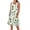 Green, variant on Women Dress Summer Women's Solid Color Casual Sleeveless Linen Loose Fitting Dress With Pockets A White XL