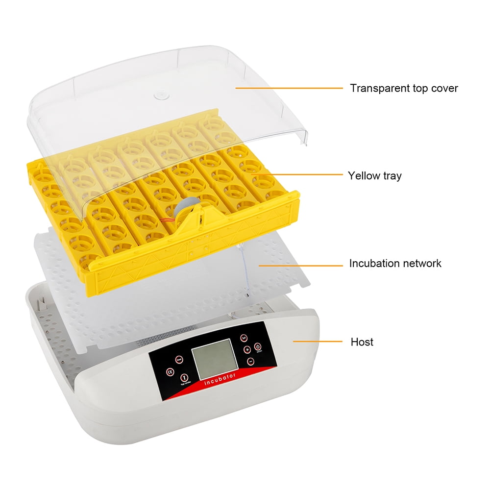 Private Jungle 42-Egg Digital Incubator - wuyule Egg Incubator for Hatching Poultry Hatcher with Fully Automatic Egg Turning, LED Candler, Mini Egg Incubator Breeder Private Jungle 42-Egg Digital Incubator - wuyule Egg Incubator for Hatching Poultry Hatcher with Fully Automatic Egg Turning, LED Candler, Mini Egg Incubator Breeder
