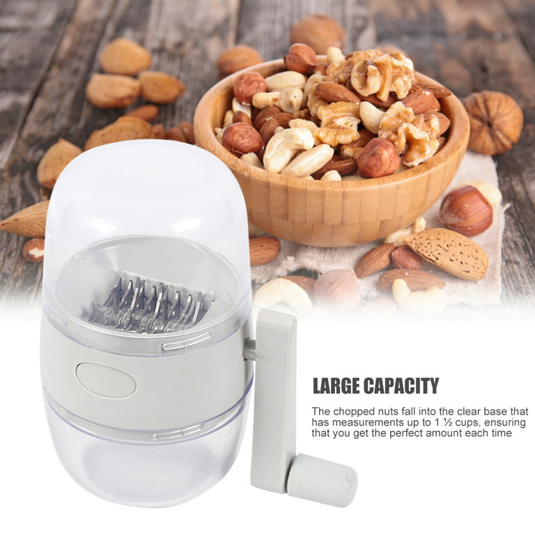 Chef'n Nut Zoom Nut Chopper with Pop Open Top in Brown 