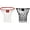White, variant on 2 Pack Heavy Duty Basketball Net Replacement,New Upgrade Heavy Duty Basketball Net, All Weather Anti Whip,12 Loops Fits Standard Indoor or Outdoor Rims