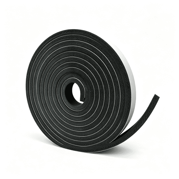 HEZIFQ Foam Tape Single Sided,1/2 Inch W X 1/4 Inch T,Closed Cell Weather Stripping for Doors and Windows Seal,Soundproof Door Insualtion Strip,Durable Door Weather Stripping 16.5Ft