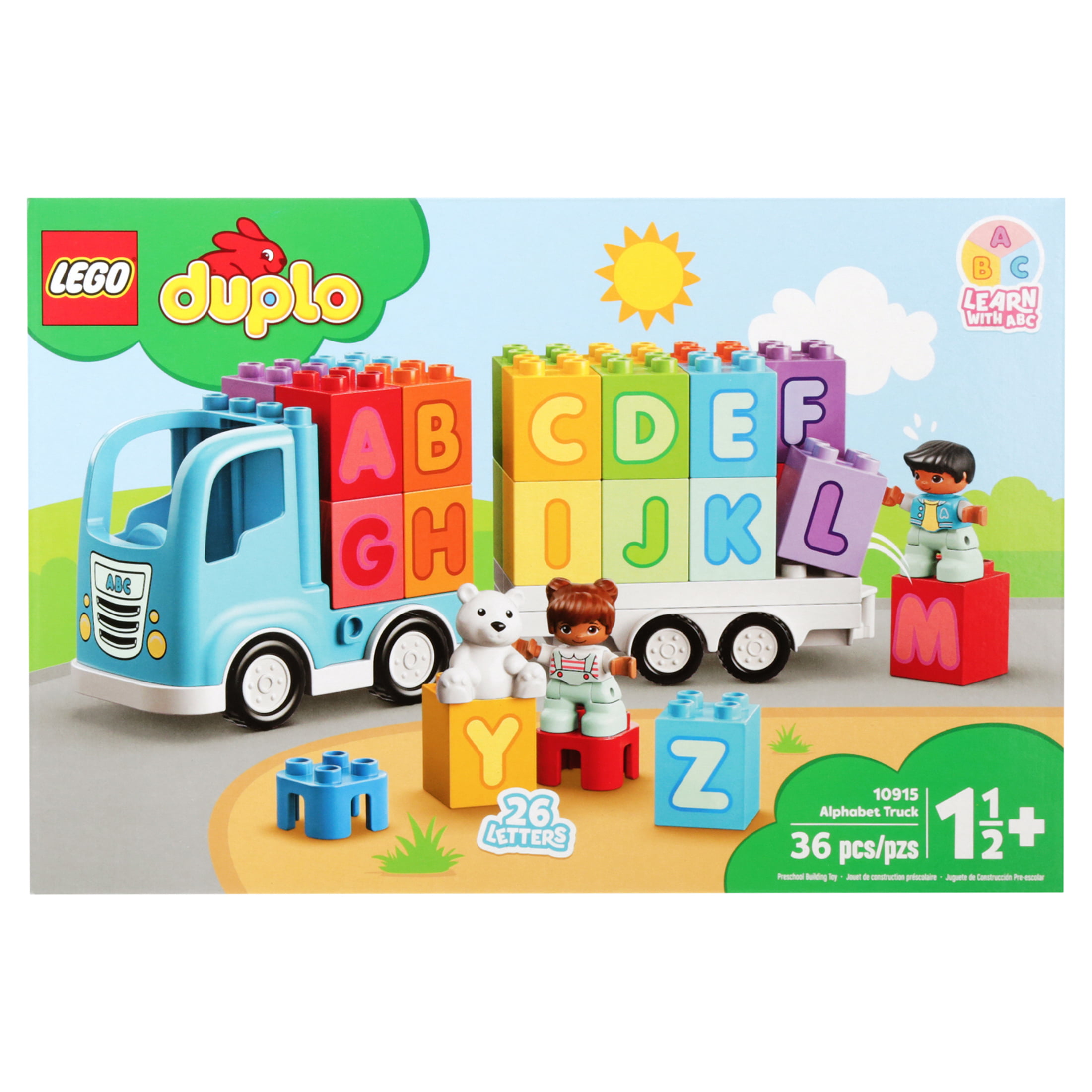 skirt Antagonize participate LEGO DUPLO My First Alphabet Truck 10915 Educational Building Toy for  Toddlers (36 Pieces) - Walmart.com
