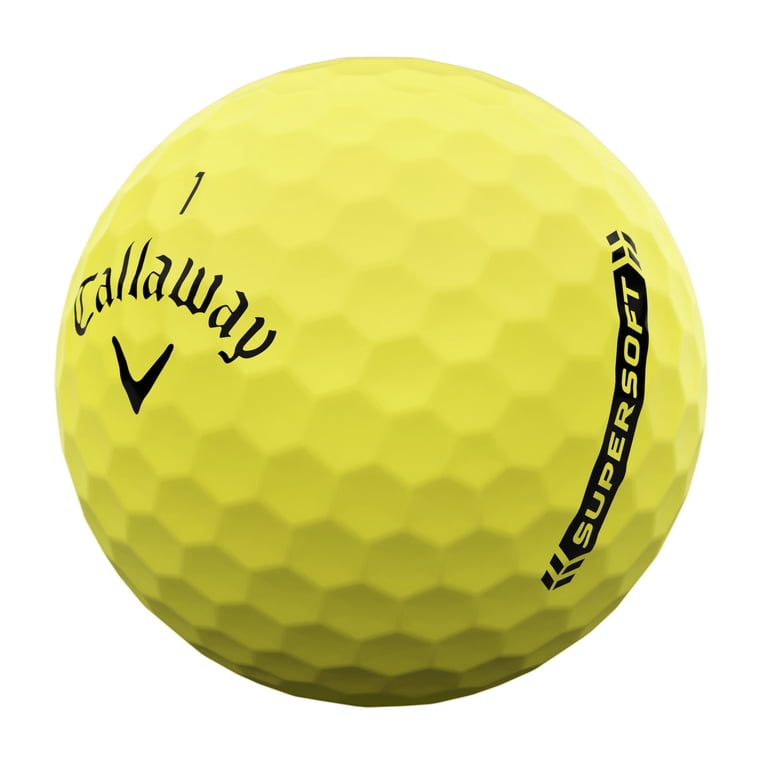 Callaway Supersoft Golf Balls Yellow 12pk (3 Pack) Long Distance