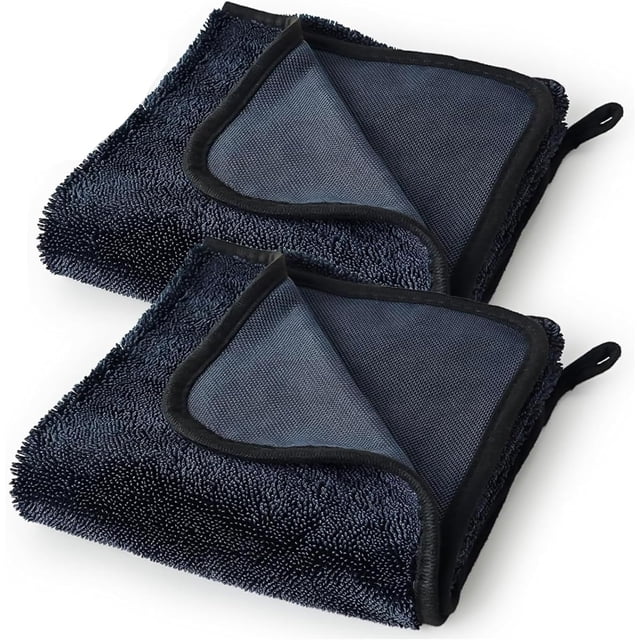 2PCS Magic Bathroom Drying Cloth – Super Absorbent Shower Cloth for Cleaning Glass Streak-Free Microfibre Car Drying Towel & Multipurpose Magic Cleaning Cloths (40×40cm)