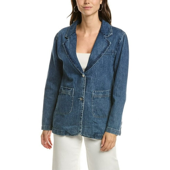 Gracia womens  Denim Jacket, L, Blue