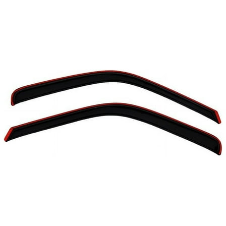 Auto Ventshade (AVS) by RealTruck In-Channel Ventvisor / Window Deflectors-Smoke (Front Only) Compatible with 99-16 Ford F-250, 1999 F250 Super Duty, 1999-2016 F350, F450, F550, 2000-2016 Ford F750