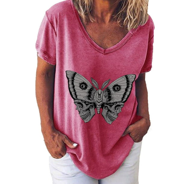 Camisetas de manga corta estampadas para mujer OAVQHLG3B Store lin121212