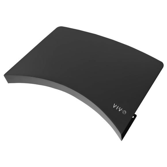 VIVO L-Desk Curved Connector for Arched Corner, Fits Keyboard Tray Desk Mounts