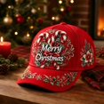 thumbnail image 5 of Basysin Christmas Printed Baseball Cap Adjustable Hat Lightweight Casual Sun Hat Breathable Outdoor Daily Headwear for Men Women Hat, 5 of 5