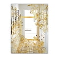 thumbnail image 2 of DESIGN ART Designart 'Capital Gold Botanical Bliss 5' Glam Mirror - Modern Accent Printed Mirror 23.7in.x31.5in., 2 of 5