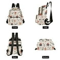 thumbnail image 4 of FORMRS Mini Backpack Purse for Women Quilted Travel Daypack Casual Shoulder Bag, Christmas Box Pattern, 4 of 7