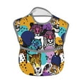 thumbnail image 2 of Kdxio Retro Panther Bibs For Babies, Baby Bibs for Eating, Toddler Bibs, Waterproof Bibs, Feeding Bibs, for Toddlers, Boys, Girls, 2 of 8