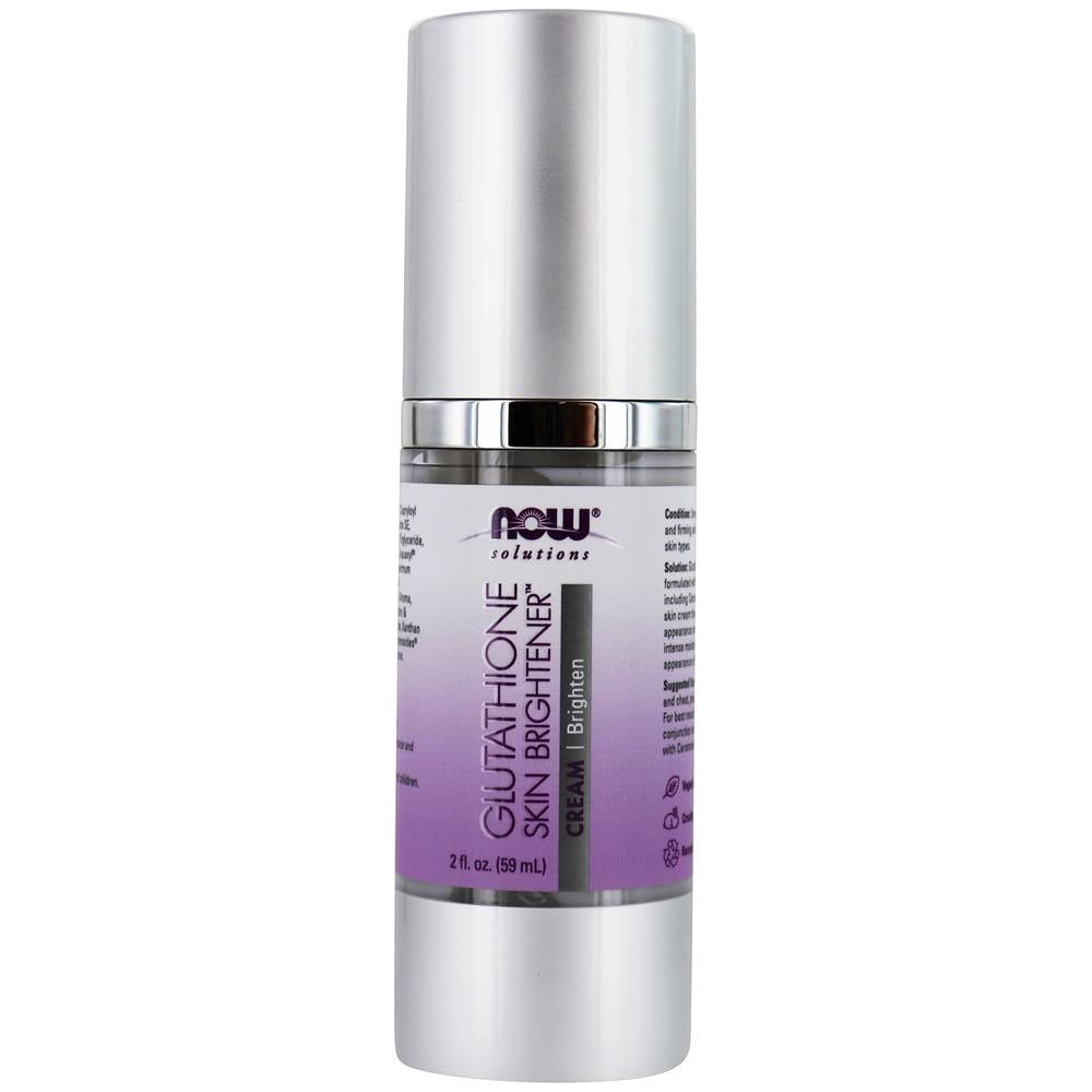 NOW Foods NOW Solutions Glutathione Skin Brightener Cream 2 fl. oz