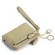 thumbnail image 2 of Cartera corta Minnieouse de piel sintética INS con cierre de cremallera verde matcha, 2 of 6