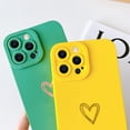 thumbnail image 4 of Compatible with iPhone 13 Pro Max Case for Women, Bronzing Luxury Heart Phone Case Cute Side Pattern Soft TPU Shockproof Full Camera Lens Protective Cover for iPhone 13 Pro Max(Klein Blue), 4 of 15