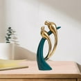 thumbnail image 6 of Modern Ceramic Bird Abstract Animal Statues Sculpture Art Ceramics Living Room Figurines Desktop Decoration, Office in - 14x7x27cm, 6 of 8
