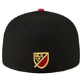 thumbnail image 4 of Men's New Era Black Atlanta United FC Element Tech Pack 59FIFTY Fitted Hat, 4 of 5