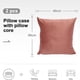 thumbnail image 2 of 2 piezas de almohada decorativa suave de terciopelo sólido, adecuada para varios lugares., 2 of 5