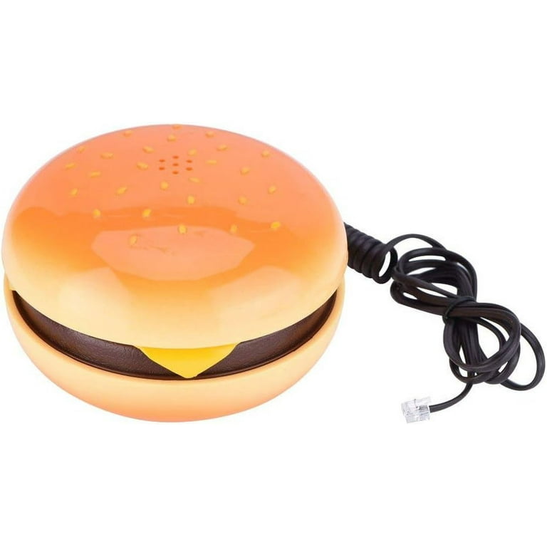 Hamburger House Phone - Novelty Burger Phone Gift for Home, Restaurant, Hotel, Office Decoration
