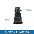 thumbnail image 3 of Interruptor de ventana eléctrica Unique Bargains No.35760SNAA14ZA para el lado del pasajero delantero del Honda Civic 2006-2011 Negro, 3 of 7