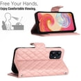 thumbnail image 4 of Faux Leather Wallet Case Compatible with Samsung Galaxy A05 | Classic Wrist Strap Flip Case | Ultra Slim Card Slots Stand Function Shockproof Phone Cover for Samsung Galaxy A05 - Coralpink, 4 of 7