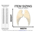 thumbnail image 2 of Unfinished Wood Angel Wings 16" / 3/4", 2 of 5