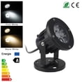 thumbnail image 2 of Led Césped Jardín Luz De Inundación Patio Patio Camino Proyector Lámpara Con Base Impermeable Blanco Cálido Ac / Dc 12V 7W Yuarrent HA024199-02, 2 of 6