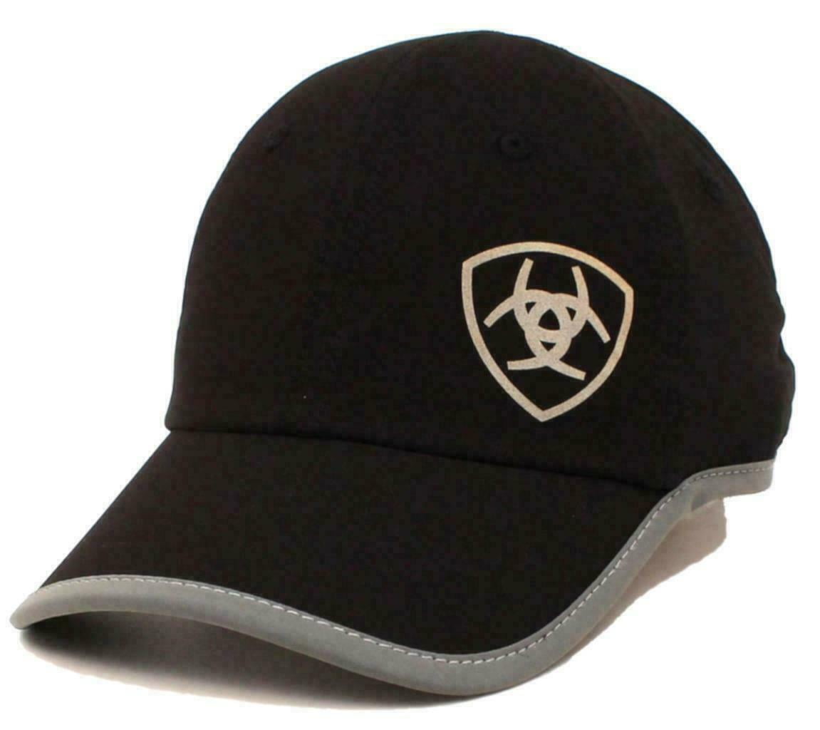 Adjustable Ponyflo Baseball Cap, Black 