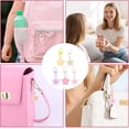 thumbnail image 7 of Heyingu 20Pcs Tiny Cherry Blossom Keychain Resin Flower Pendant Zipper Aesthetic KeychainsCharm Aesthetic Purse Keychain for Handbag Purse (5Color), 7 of 7
