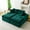 Green, variant on Velvet Double Chaise Lounge, Multifunctional Lazy Sofa with Full Compressed Sponge, Capable of Side By Side or Face to Face Arrangement (White)