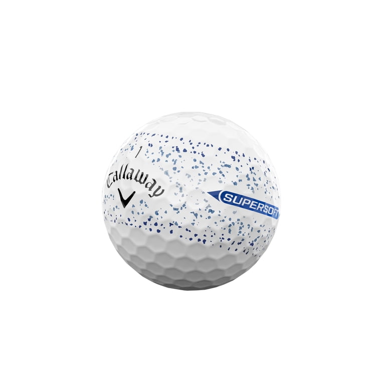 Callaway, Golf Balls, SuperSoft Splatter 12pk, Blue - Walmart.com