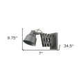 thumbnail image 3 of Plexus 1-Light Gray Sconce, 3 of 6