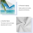 thumbnail image 4 of Coolnut Summer Beach Palm Tree Bath Towels Absorbent Bath Towels Set Soft & Comfortable Towel Set for Home Hotel Decor, 3 Piece, 4 of 6