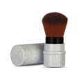 thumbnail image 1 of Short Marbling Makeup Foundation Brush Stretchable Handle Blusher Powder Brush Blue, 1 of 2