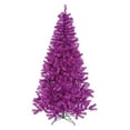 thumbnail image 1 of Vickerman 9Ft. Purple 1673 Tips Christmas Tree 550 Purple Mini Lights, 1 of 2