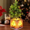 thumbnail image 5 of Pre-lit 14.2" Small Christmas Tree, Artificial Mini Christmas Tree with Light-Up Pot, Battery Powered Tabletop Xmas Tree Night Light for Table Desk Home Christmas Decor, 5 of 6