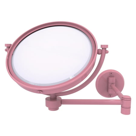 8-in Wall Mounted Extending Make-Up Mirror 3X Magnification in Venetian Bronze