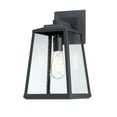 thumbnail image 2 of Westinghouse Lighting  Ashdale One-Light Outdoor Wall Fixture, Textured Black Finish with Clear Seeded Glass, 2 of 5