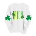 thumbnail image 1 of Tauxra Chandails à Enfiler de la Saint-Patrick pour Femmes, Manches Longues, Col Rond, Coupe Ample, Blouse Tunique Décontractée pour Femmes, 1 of 7