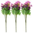 thumbnail image 1 of unbranded 3Ud Ramo De Margaritas Artificiales Moradas Para De Hogar Y Bodas, 1 of 6