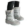 thumbnail image 5 of LYHao Winter Kids Boots Insulated Warm Fleece Lined Non Slip Outdoor Shoes For Girls And Boys Toddler Children ,Girls Boots Sizes 8 Gray(2-2.5 Years), 5 of 6