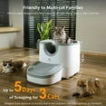 Self Cleaning Litter Box Large Capacity, Automatic Cat Litter Box Open